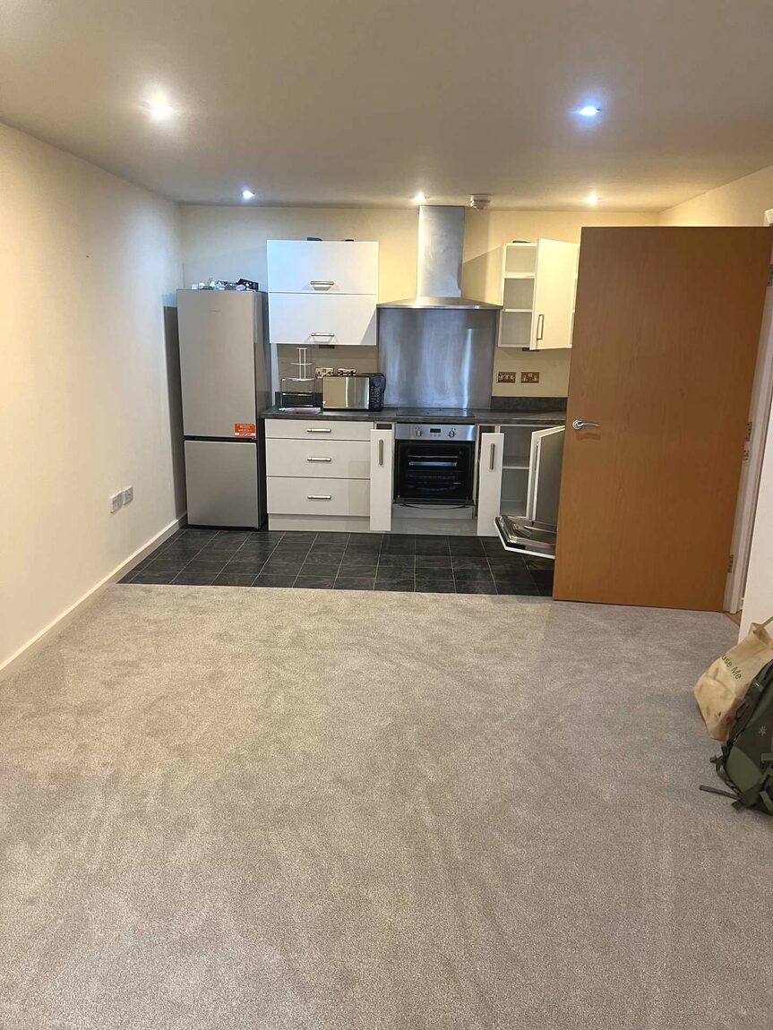 Kitchen and dining area cleaned