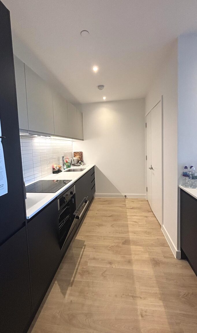 Modern kitchen after a clean
