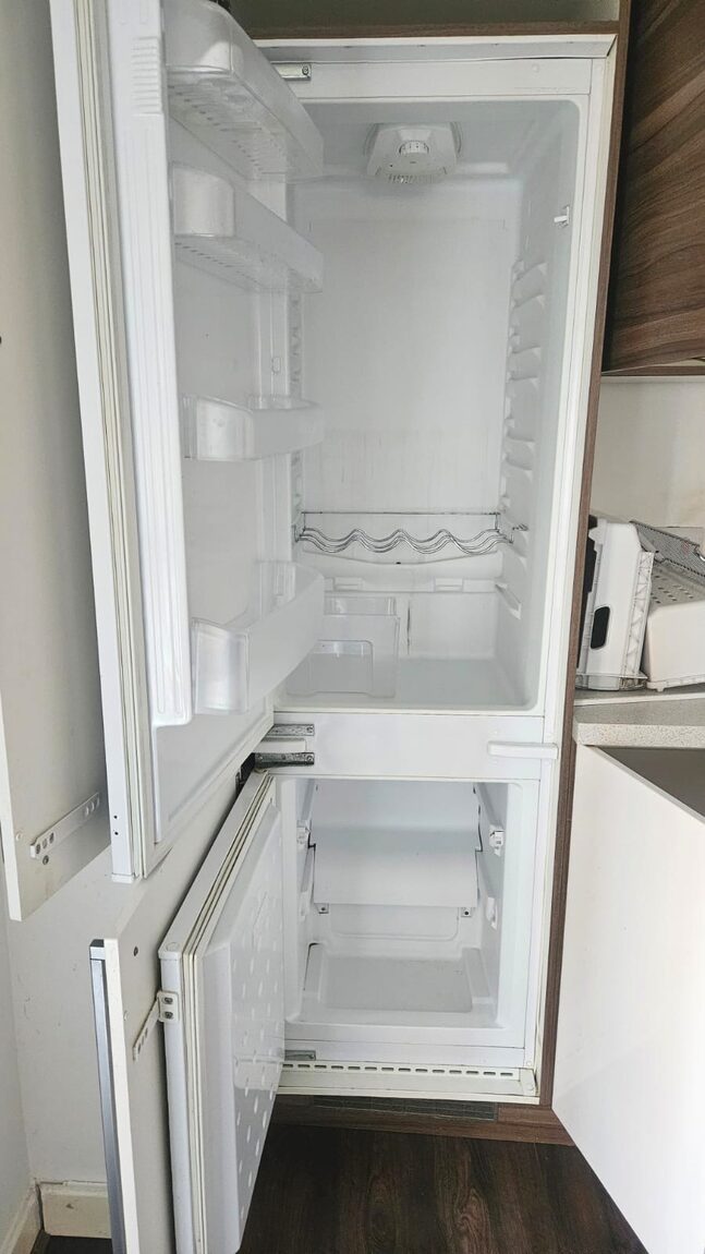 Fridge interior after a deep clean